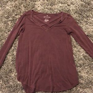 long sleeve american eagle shirt
